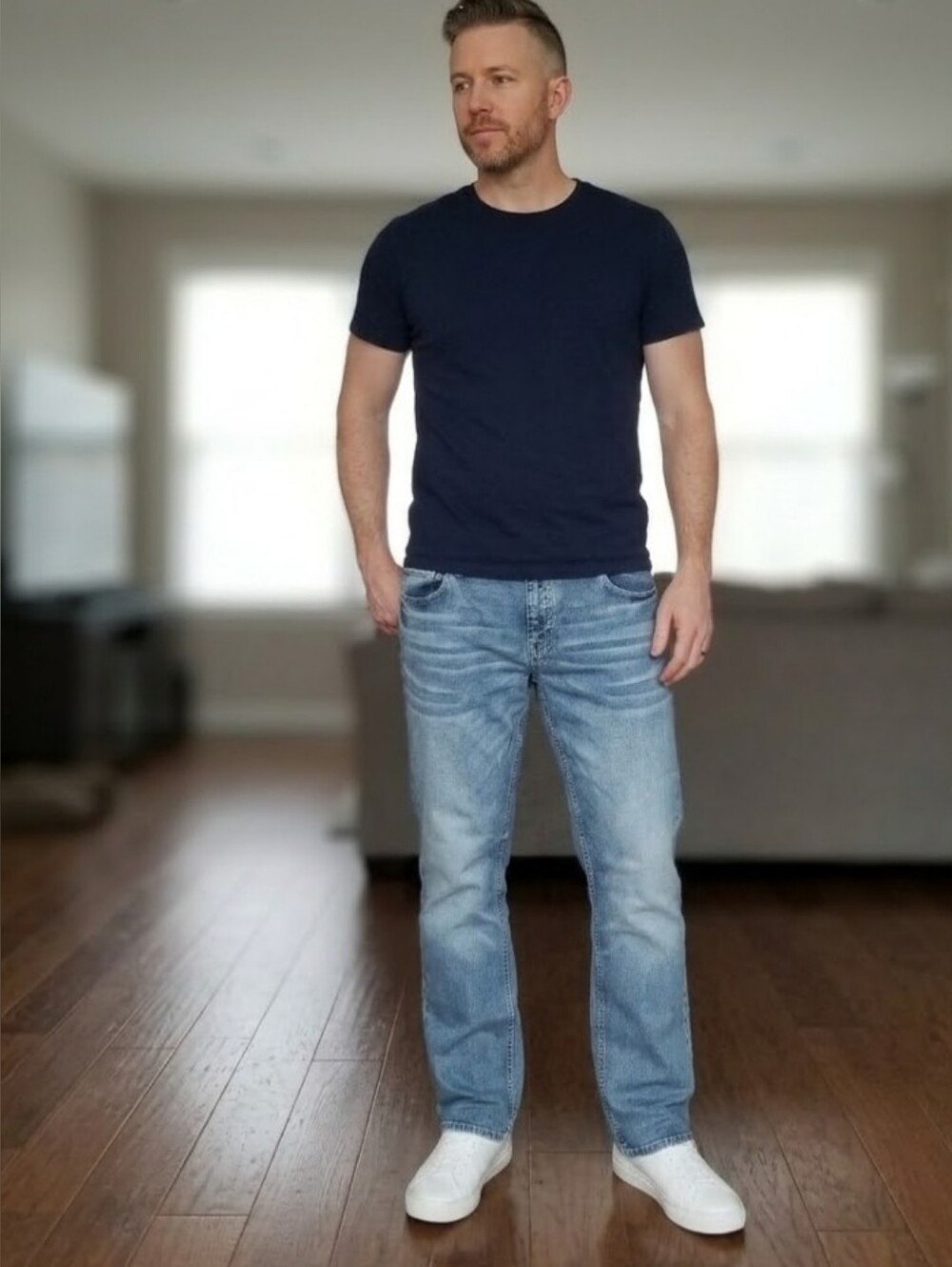 🔥Reclaim Buckle Men's Light Washed Jeans Sz 38x38